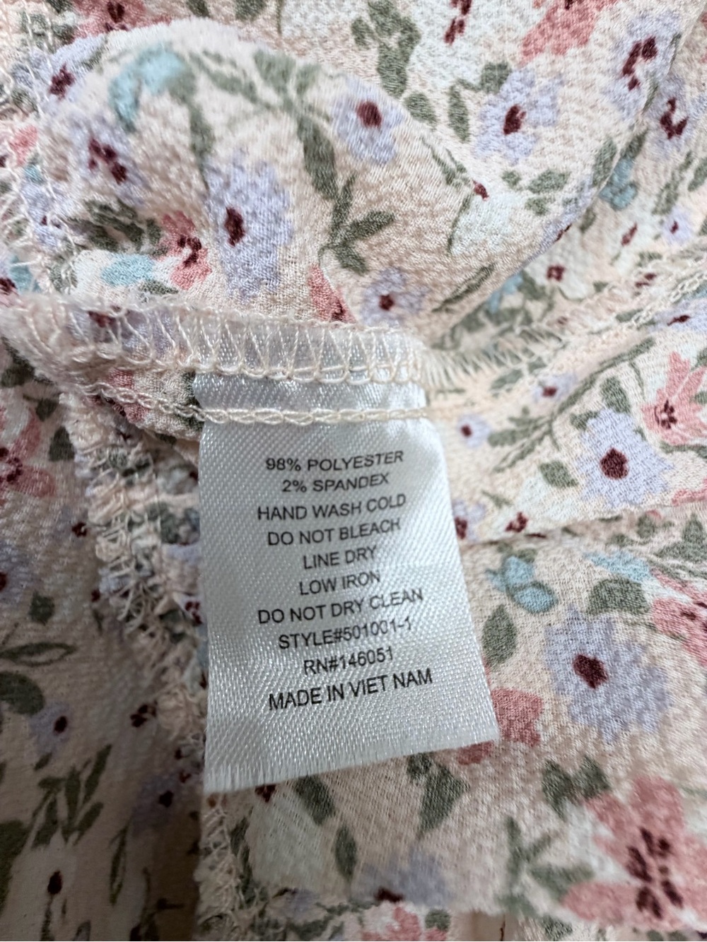 Monteau LA Floral Tiered Midi Dress Small Boho Cottagecore - Picture 7 of 8